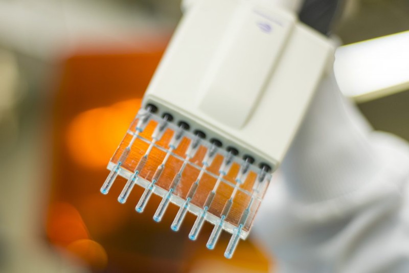 pipette tips that perform an ELISA assay inside the tip
