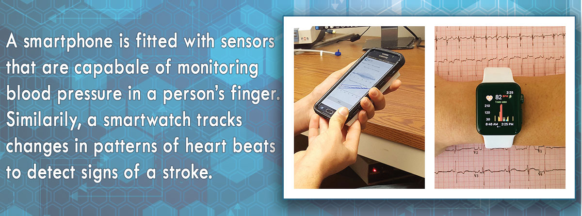 smart watch and smartphone