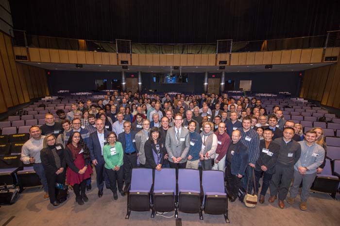 large group in auditorium