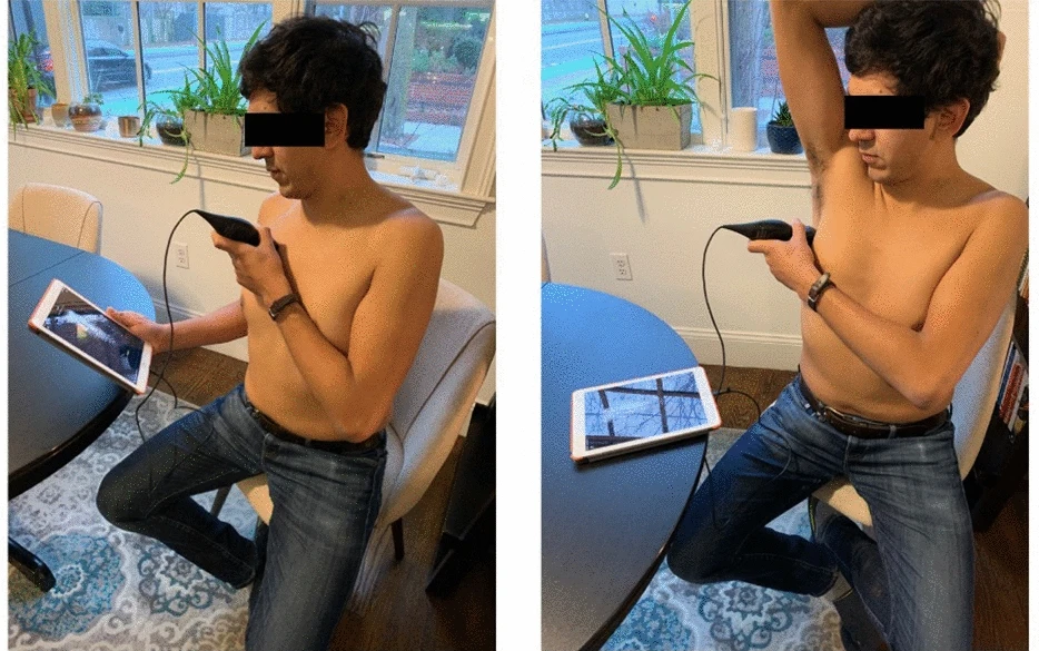 With little training, patients could produce high-quality medical images at home. With little training, patients could produce high-quality medical images at home.