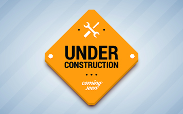 Yellow sign that says "Under Construction"