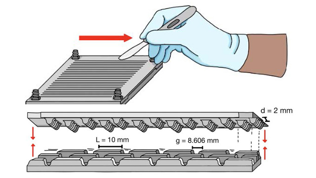 Diagram of the Velocigraft device