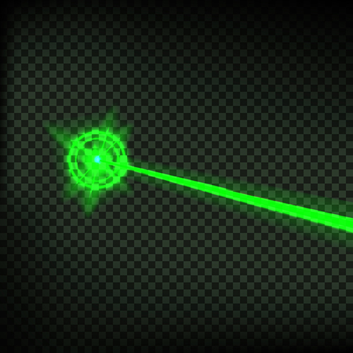 Green light beam