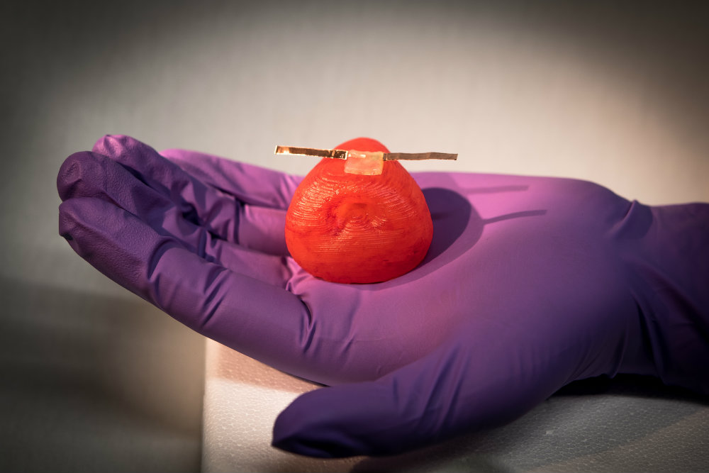 3D printed prostate model with electronic tactile sensor 3D printed prostate model with electronic tactile sensor