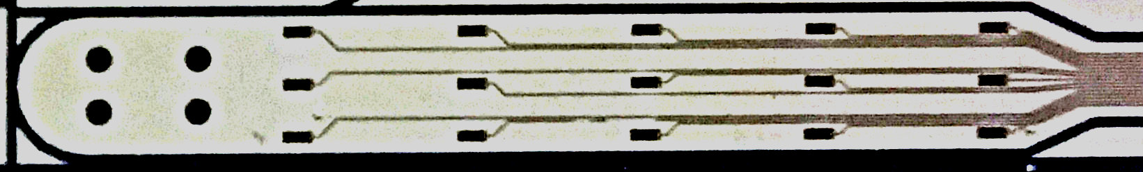 close-up of a microelectrode array used for spinal stimulation