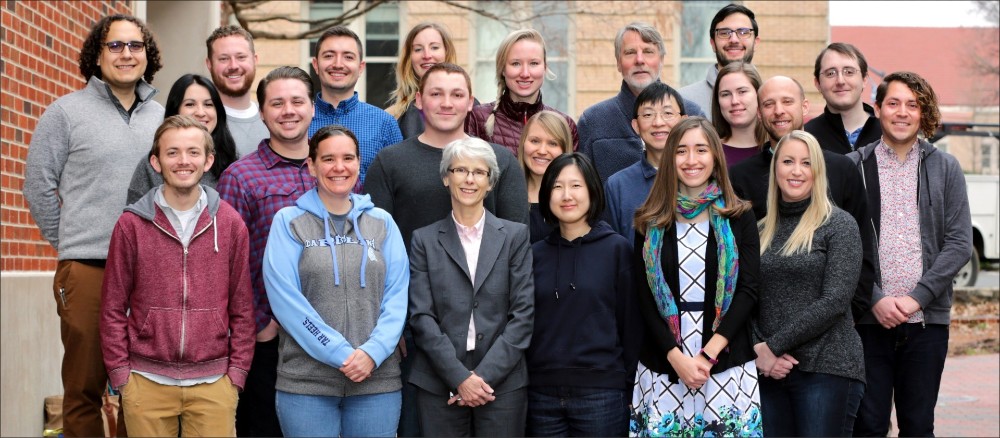 Nancy Allbritton with lab members