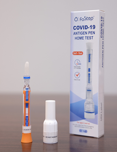 Fastep COVID-19 Antigen Pen Home Test produced by Azure Biotech, Inc.