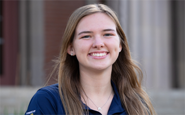 A headshot of Paige Rudy