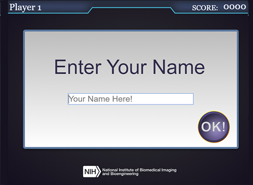 Screenshot of log-in for Want to be a Bioengineer? game