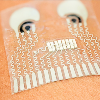 epidermal patch attached to forearm to monitor blood pressure and metabolites 