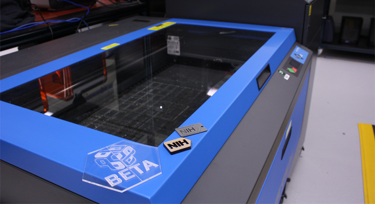 A photo of a PLS3.150D Universal Laser Cutter