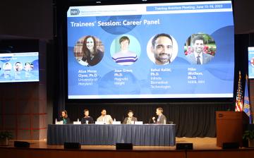 Career panel during 2023 Training Grantee Meeting