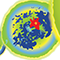 thumbnail of a multicolored single cell