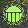 NAE logo of bridge within a cog