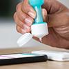 hand with dropper